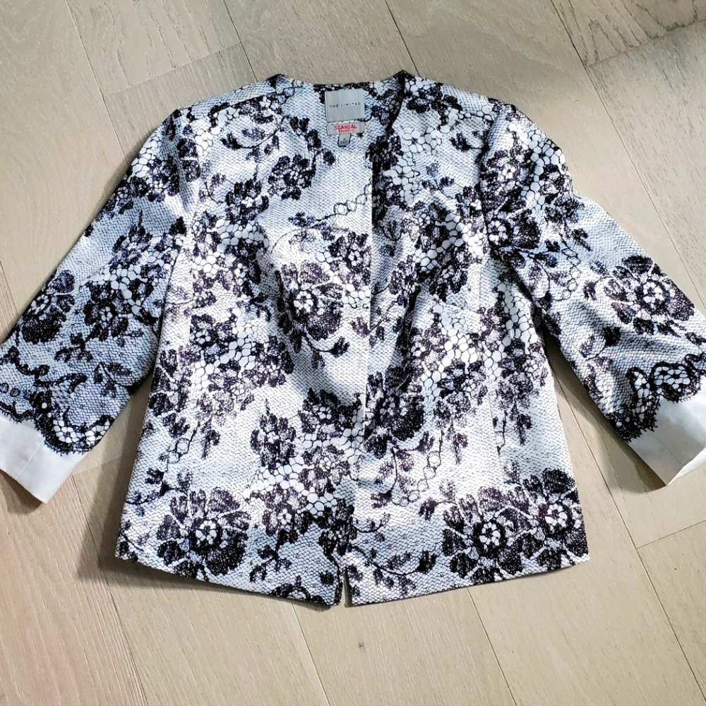 The Limited Scandal Collection Ivory Jacket Rare EUC